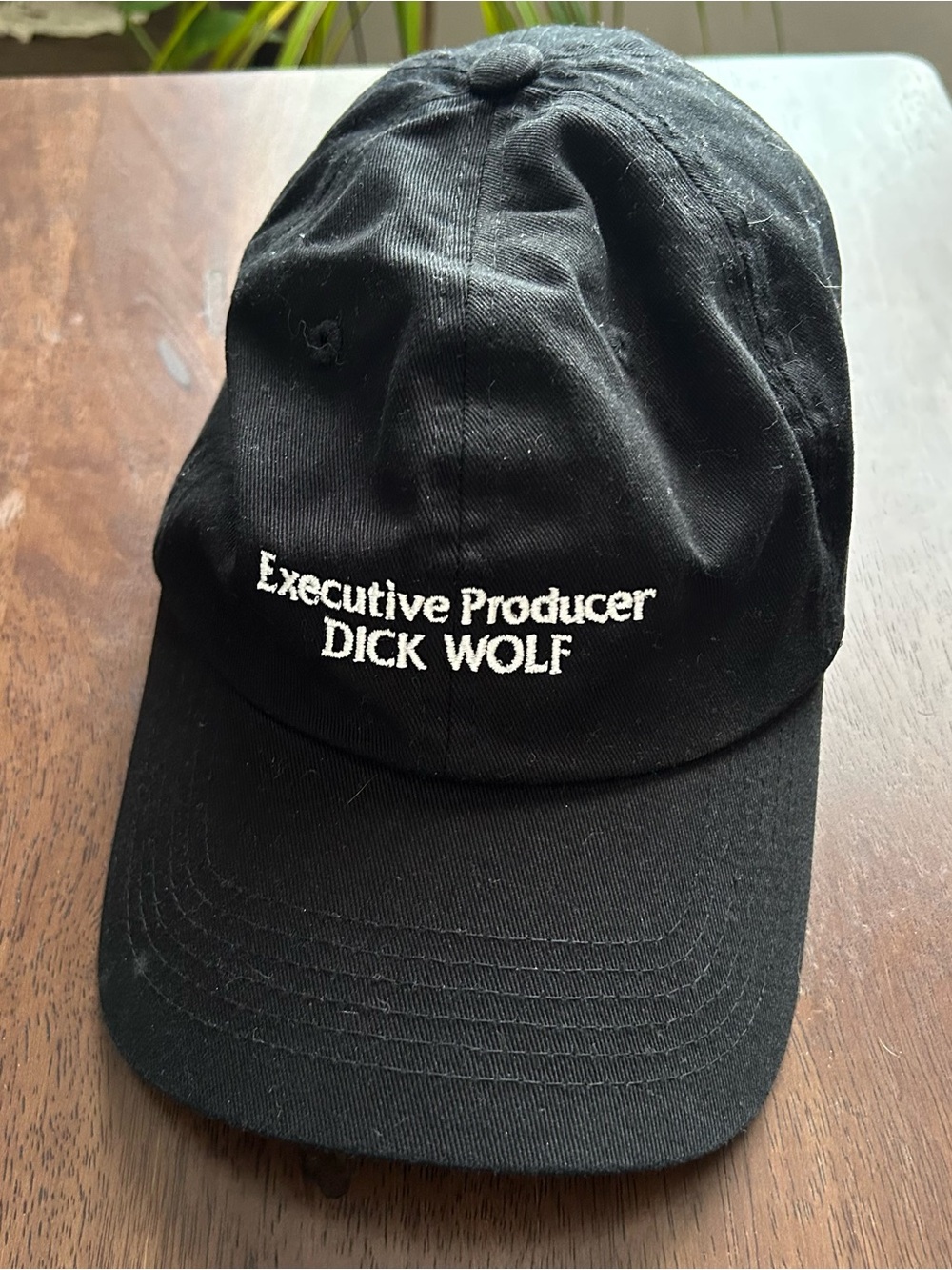 Executive Producer Dick Wolf Black Embroidered Cap